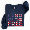 Land of the Free, Patriotic, 4th July - Adult & Kids T-Shirts, Sweatshirts & Hoodies apparel design preview 1