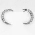 Cz Gold-Dipped Rhinestone Moon Earring - Adult & Kids T-Shirts, Sweatshirts & Hoodies apparel design preview 1