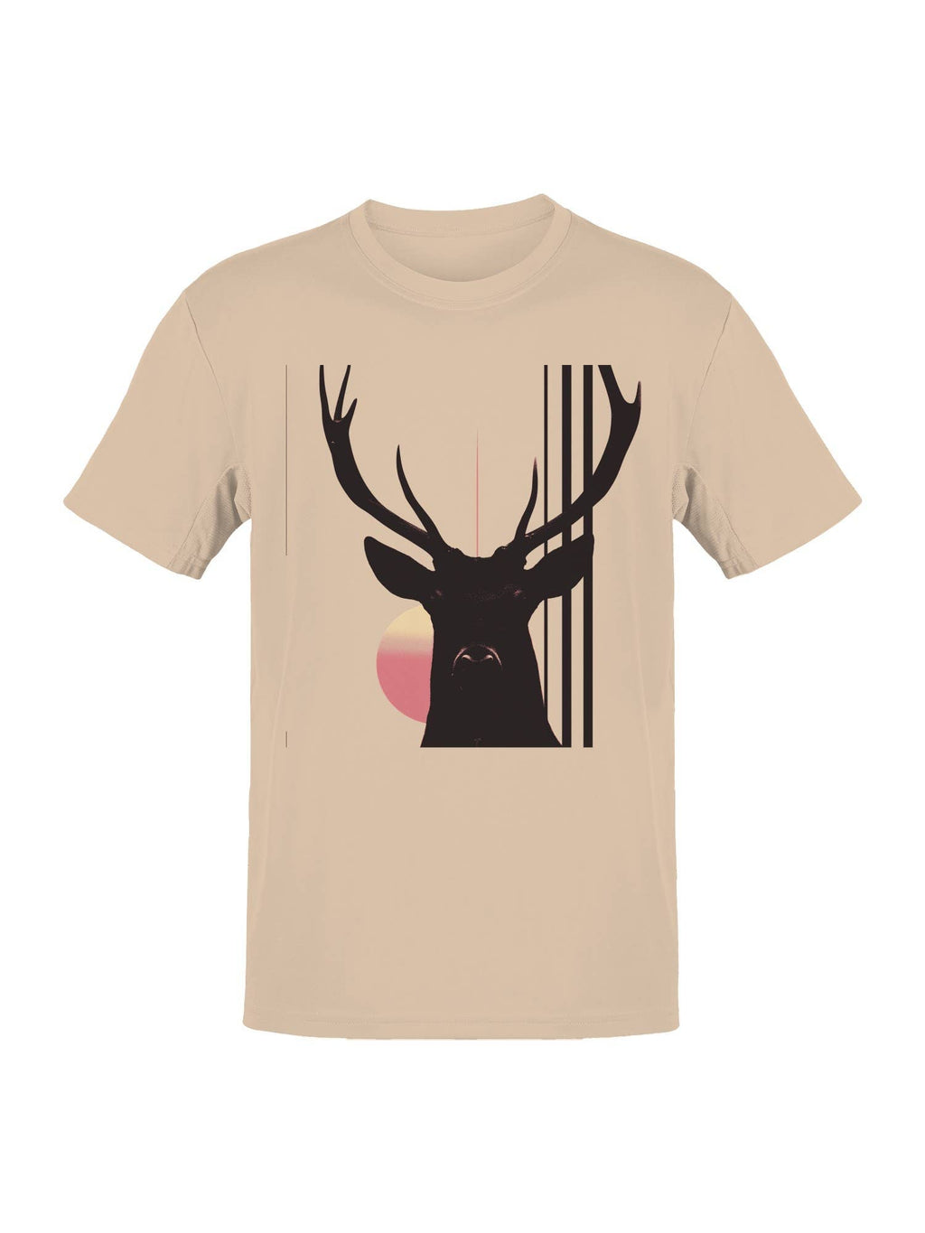 Sunrise Deer Silhouette Art Men's - Adult & Kids T-Shirts, Sweatshirts & Hoodies apparel design preview 1