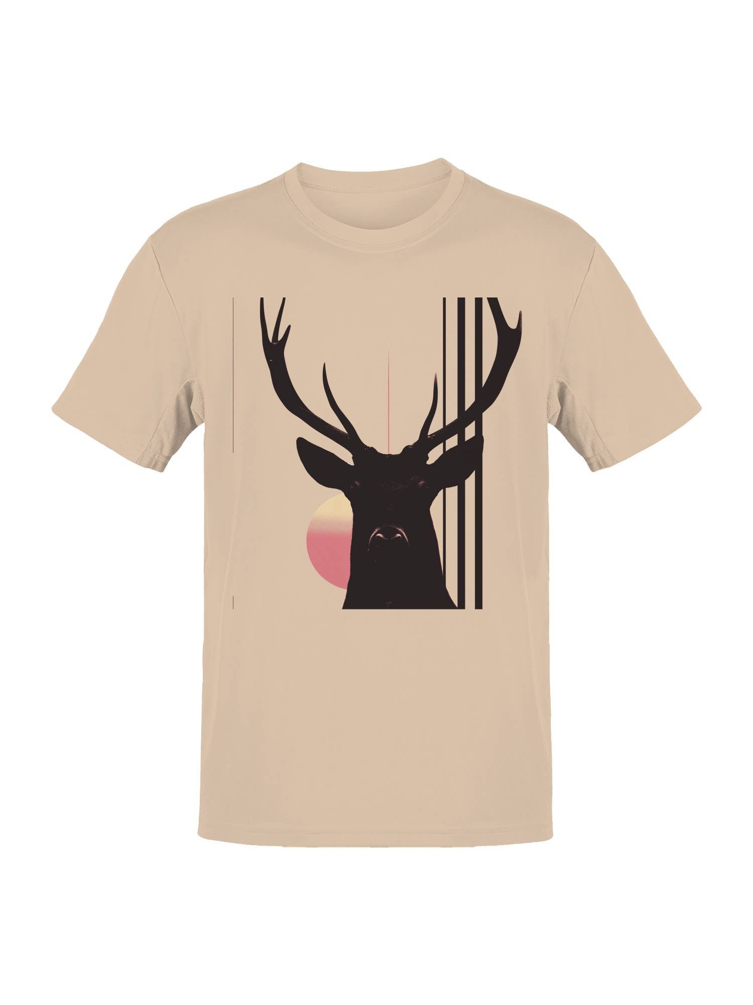Sunrise Deer Silhouette Art Men's - Adult & Kids T-Shirts, Sweatshirts & Hoodies apparel design preview 1