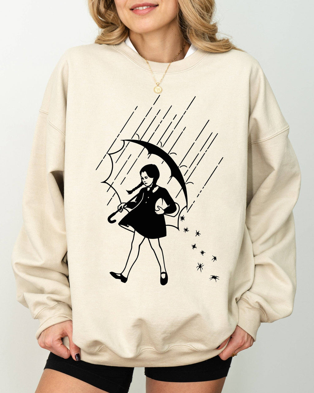 Wednesday, Skeleton, Funny, Spooky, Halloween - Adult & Kids T-Shirts, Sweatshirts & Hoodies apparel design preview 1