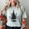 Dancing Skeletons, Santa Hats, Christmas - Adult & Kids T-Shirts, Sweatshirts & Hoodies apparel design preview 1