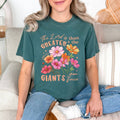 The Lord Is Greater Wild Flowers - Adult & Kids T-Shirts, Sweatshirts & Hoodies apparel design preview 1