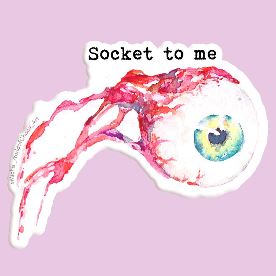 Socket To Me Sticker Decal - Adult & Kids T-Shirts, Sweatshirts & Hoodies apparel design preview 1