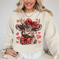 Highland Cow, Western, Country, Valentine's Day - Adult & Kids T-Shirts, Sweatshirts & Hoodies apparel design preview 1