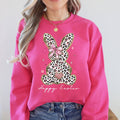 Glittery, Happy Easter, Leopard Print, Retro Cool - Adult & Kids T-Shirts, Sweatshirts & Hoodies apparel design preview 1