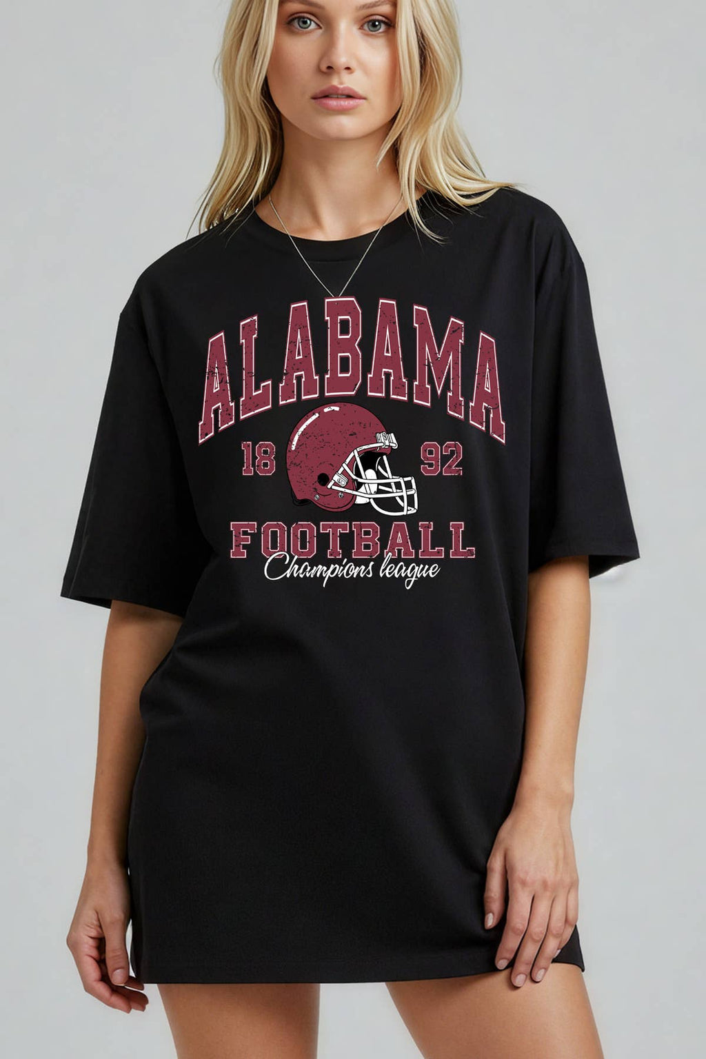 Women Football Graphic Print Oversize Loose Top - Adult & Kids T-Shirts, Sweatshirts & Hoodies apparel design preview 1