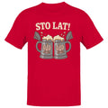 Sto Lat Polish Beer Mug Men's - Adult & Kids T-Shirts, Sweatshirts & Hoodies apparel design preview 1