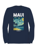 Maui Starry Night Beach Art Men's - Adult & Kids T-Shirts, Sweatshirts & Hoodies apparel design preview 1