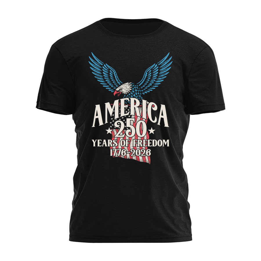 America 250 Retro Eagle 4244 - Adult & Kids T-Shirts, Sweatshirts & Hoodies apparel design preview 1