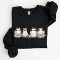 Cute Ghosts, Lace, Halloween, Girly Ribbon Spooky - Adult & Kids T-Shirts, Sweatshirts & Hoodies apparel design preview 1