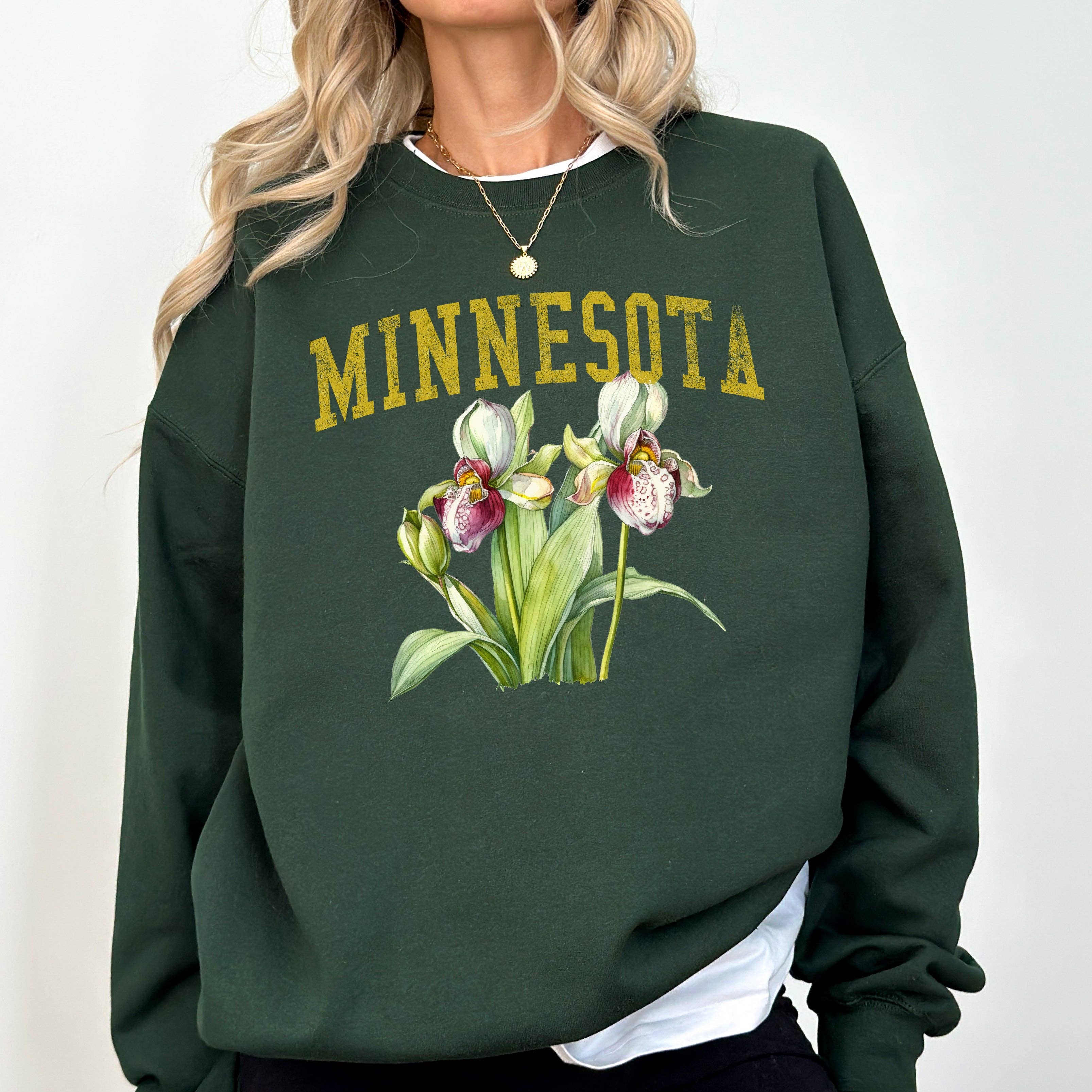 Minnesota State Flower - Adult & Kids T-Shirts, Sweatshirts & Hoodies apparel design preview 1