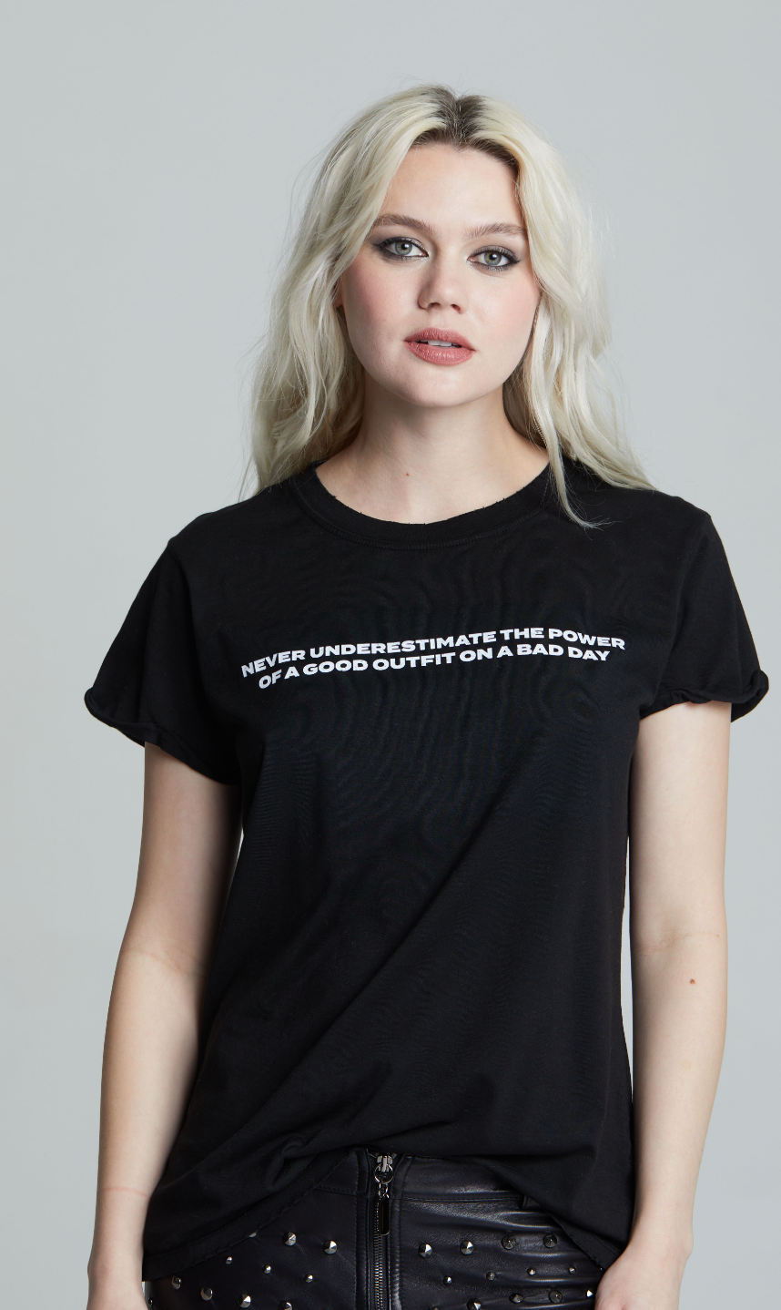 23203 Good Outfit Blk Ss - Adult & Kids T-Shirts, Sweatshirts & Hoodies apparel design preview 1