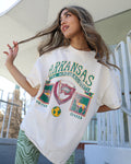 Arkansas Patch Off White Thrifted Graphic - Adult & Kids T-Shirts, Sweatshirts & Hoodies apparel design preview 1