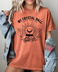 Crystal Ball, Skeleton, Funny, Pumpkin, Halloween - Adult & Kids T-Shirts, Sweatshirts & Hoodies apparel design preview 1