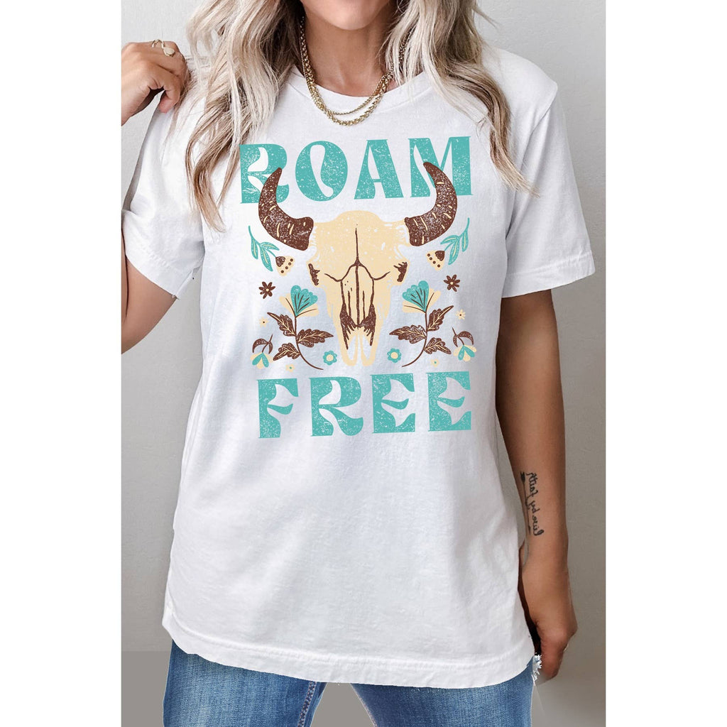 Roam Free Women's Graphic Relaxed Fit, 100% Cotton - Adult & Kids T-Shirts, Sweatshirts & Hoodies apparel design preview 1