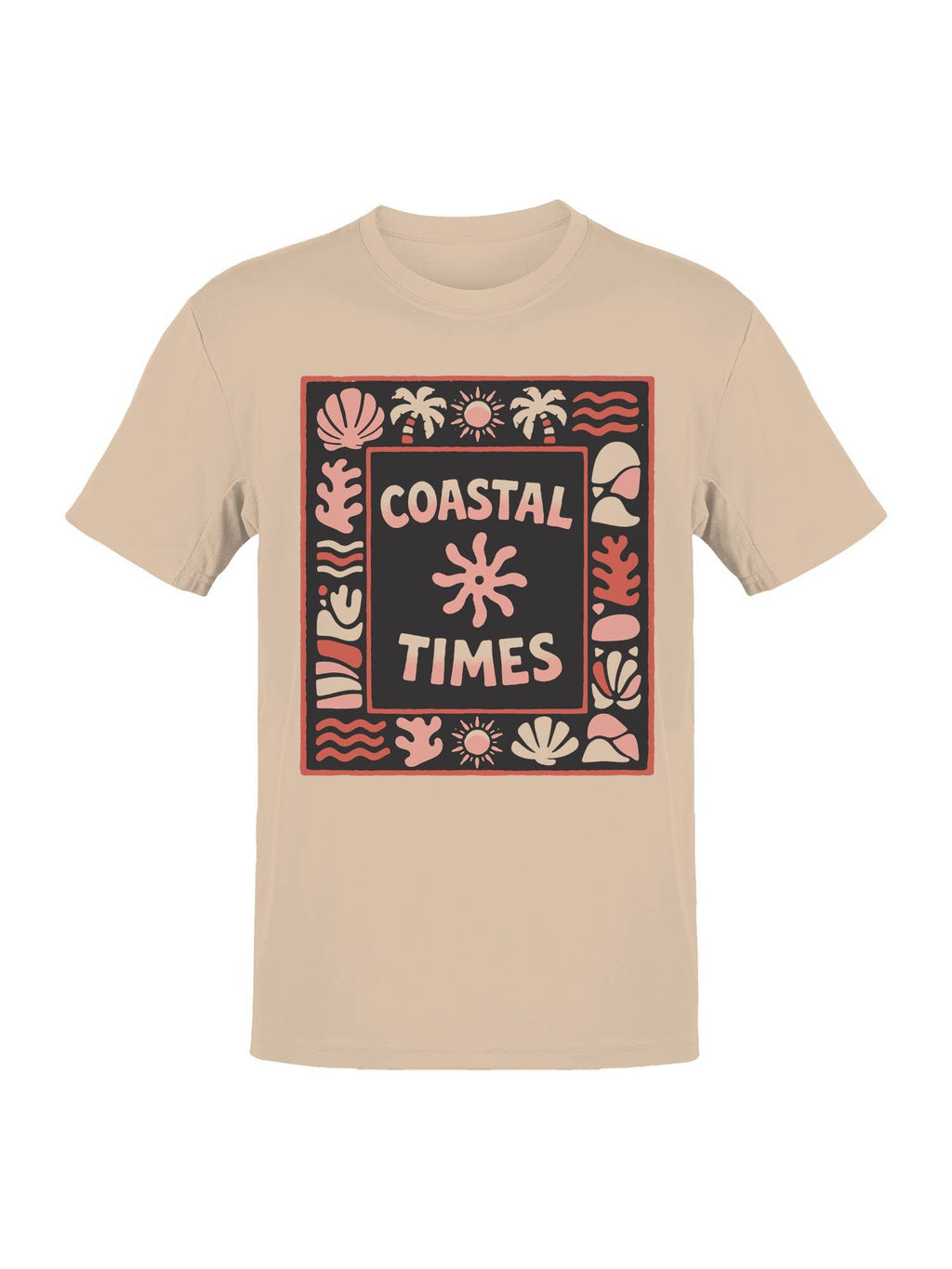 Coastal Times Ocean Vibes Art Men's - Adult & Kids T-Shirts, Sweatshirts & Hoodies apparel design preview 1