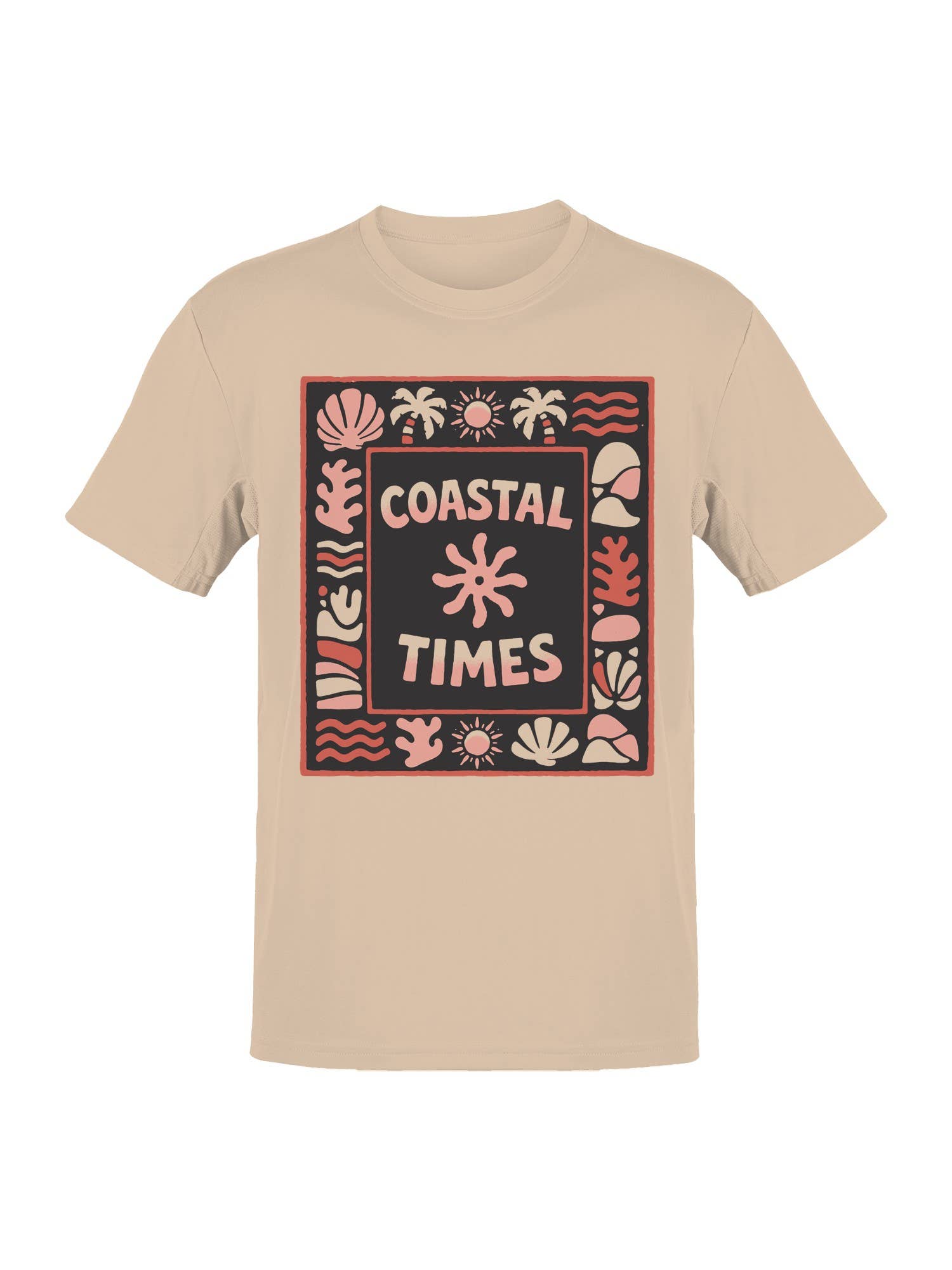 Coastal Times Ocean Vibes Art Men's - Adult & Kids T-Shirts, Sweatshirts & Hoodies apparel design preview 1