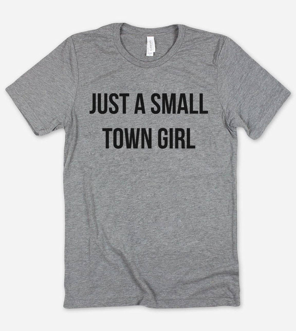 Just A Small Town Girl Funny Cute Nerd - Adult & Kids T-Shirts, Sweatshirts & Hoodies apparel design preview 1
