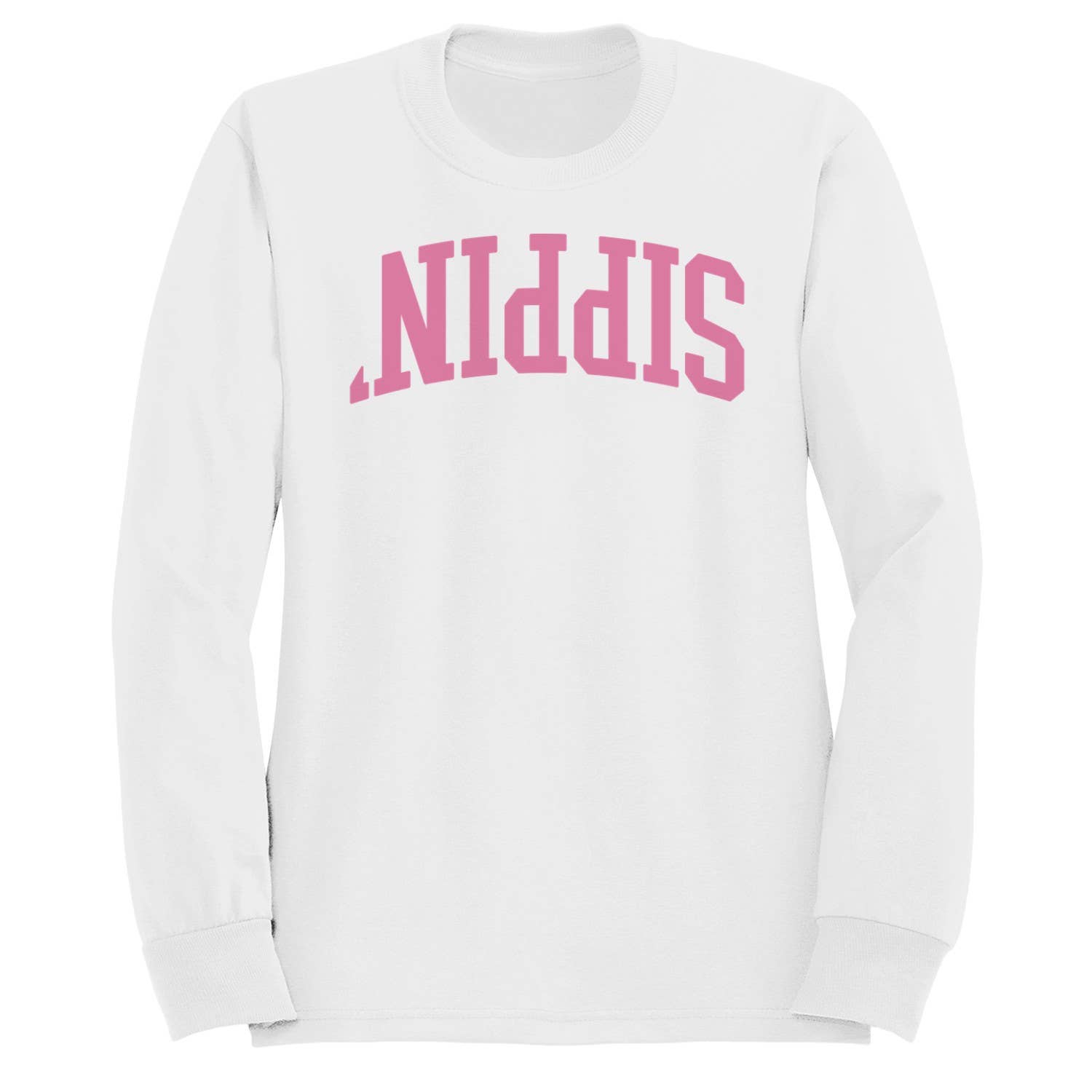 Sippin' Pretty Pink Retro Men's - Adult & Kids T-Shirts, Sweatshirts & Hoodies apparel design preview 1