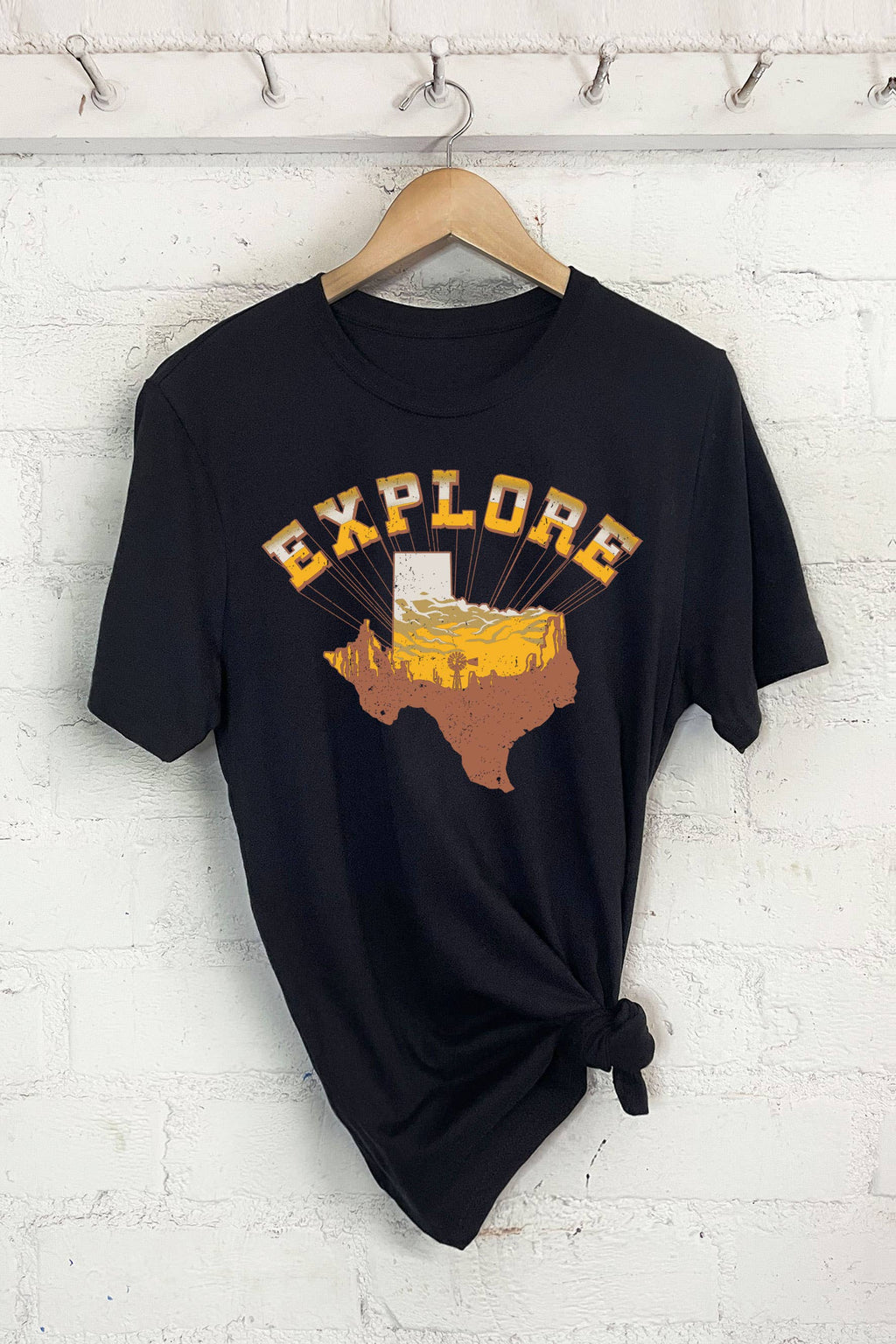 Explore Texas - Adult & Kids T-Shirts, Sweatshirts & Hoodies apparel design preview 1