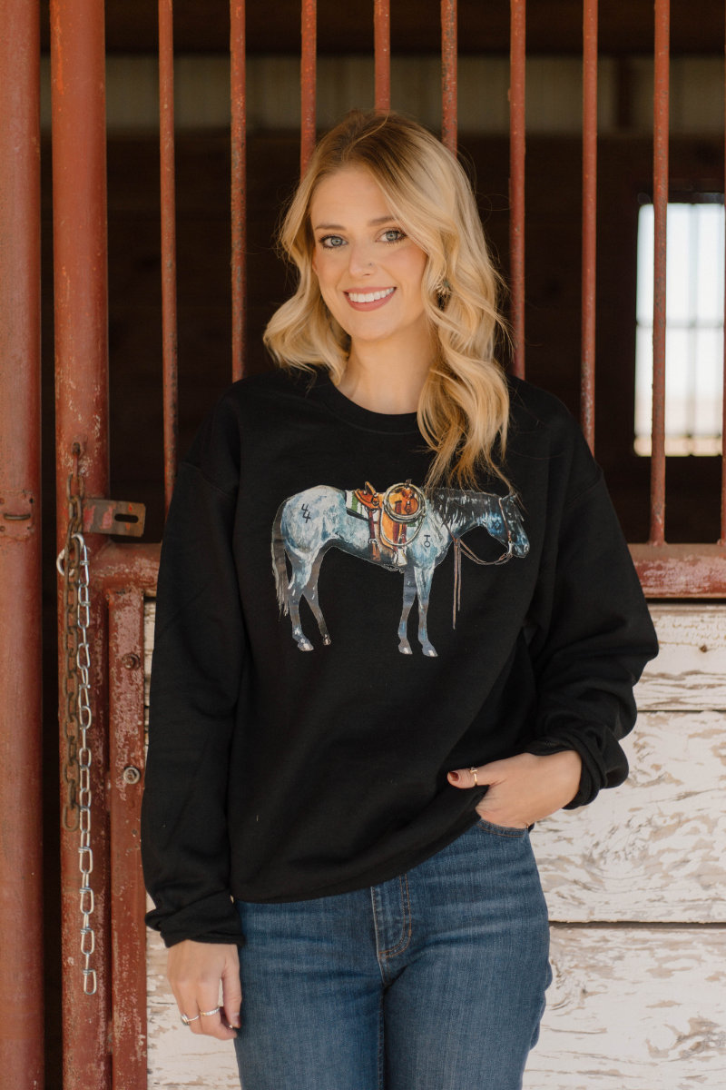 Blu Roan Belle - Adult & Kids T-Shirts, Sweatshirts & Hoodies apparel design preview 1
