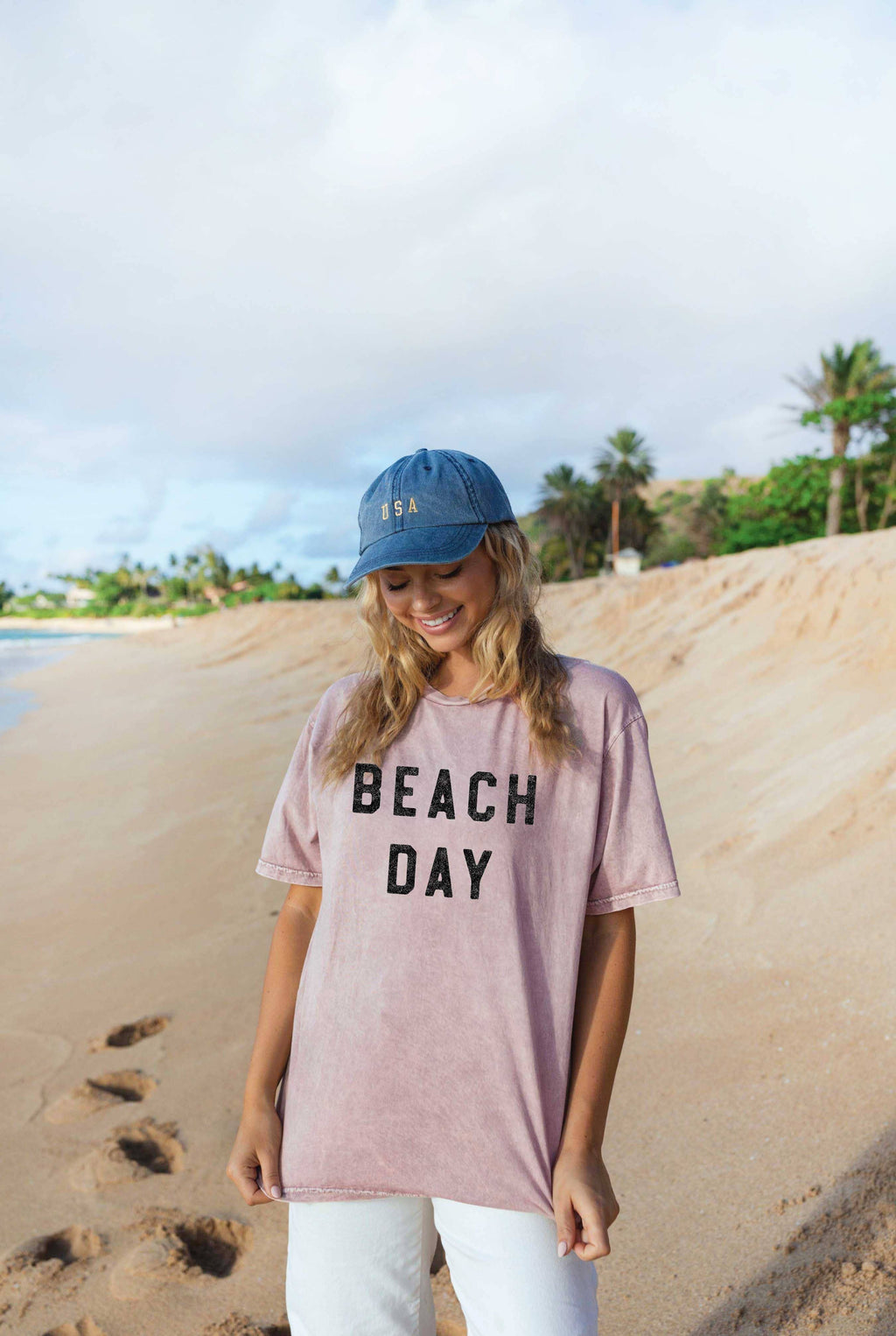 Beach Day Mineral Washed Graphic Top - Adult & Kids T-Shirts, Sweatshirts & Hoodies apparel design preview 1