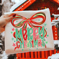 Merry Christmas Bow - Adult & Kids T-Shirts, Sweatshirts & Hoodies apparel design preview 1