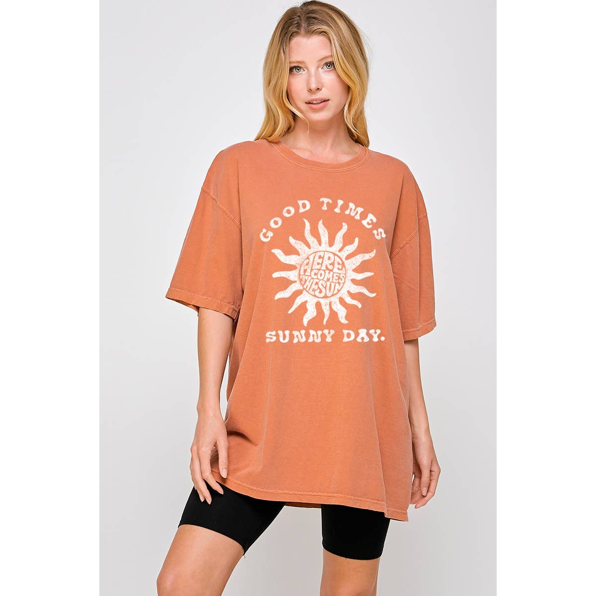 Good Times Sunny Day Vintage Graphic Oversized - Adult & Kids T-Shirts, Sweatshirts & Hoodies apparel design preview 1
