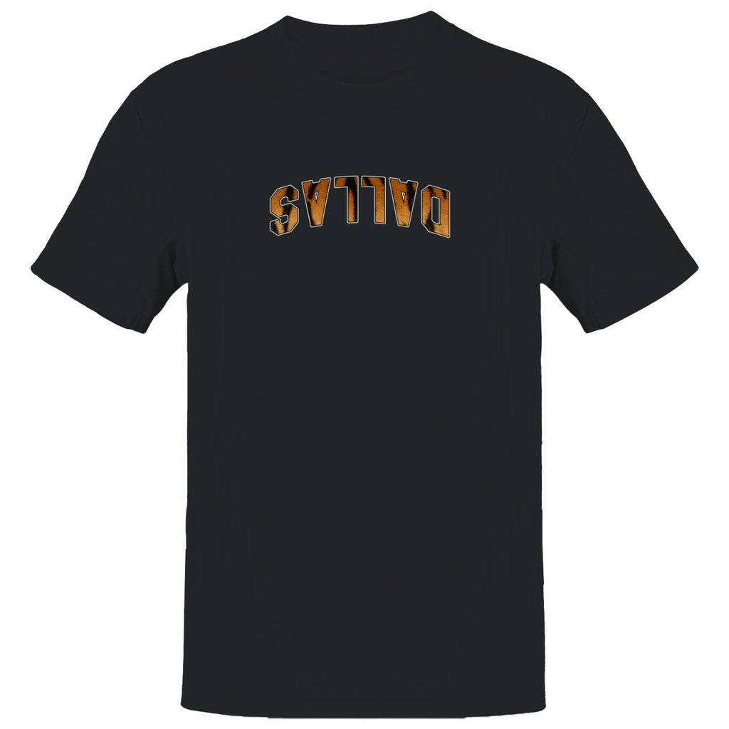 Dallas Tiger Print Arched Text Men's - Adult & Kids T-Shirts, Sweatshirts & Hoodies apparel design preview 1
