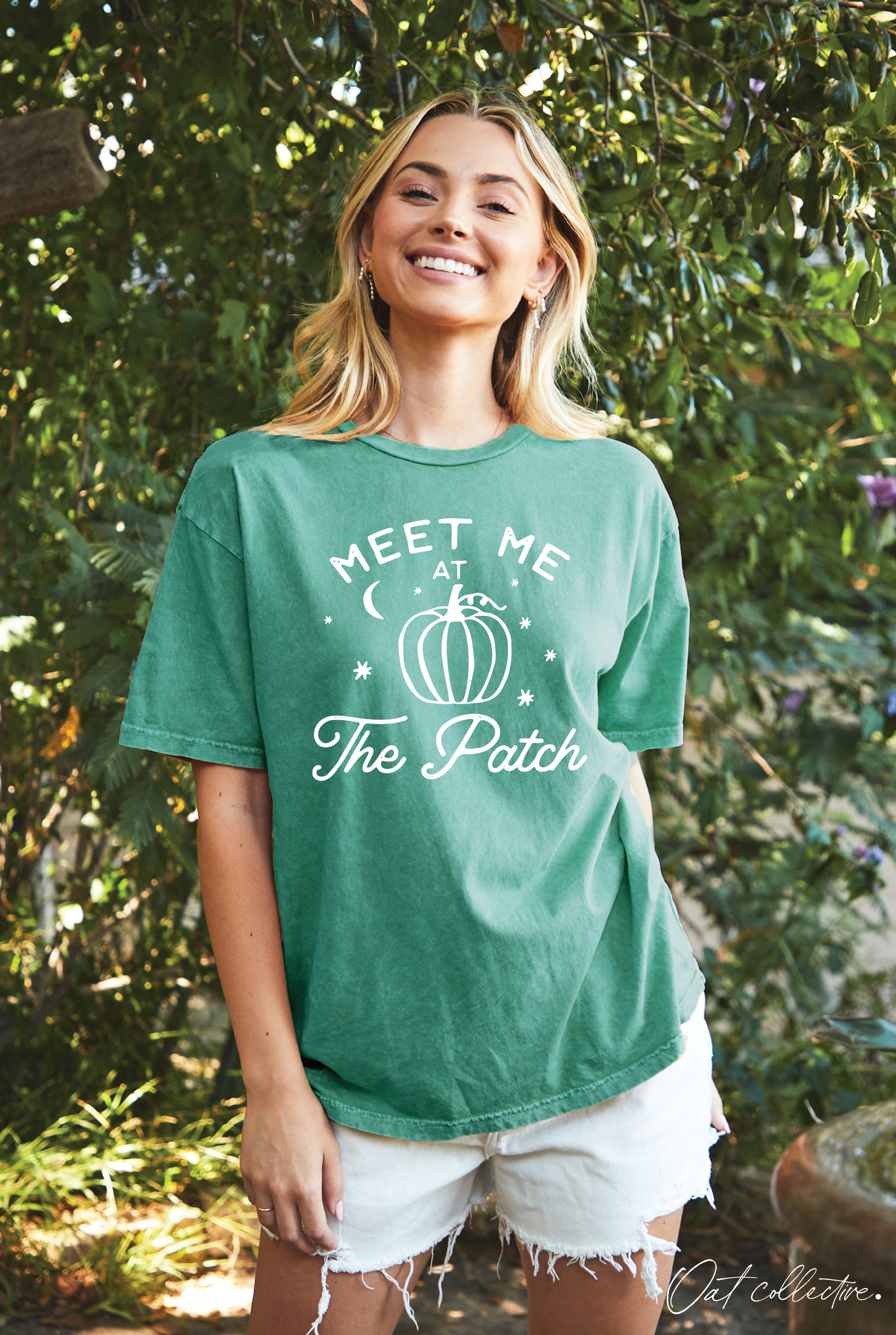 Meet Me At the Patch Oversized Graphic Top - Adult & Kids T-Shirts, Sweatshirts & Hoodies apparel design preview 1