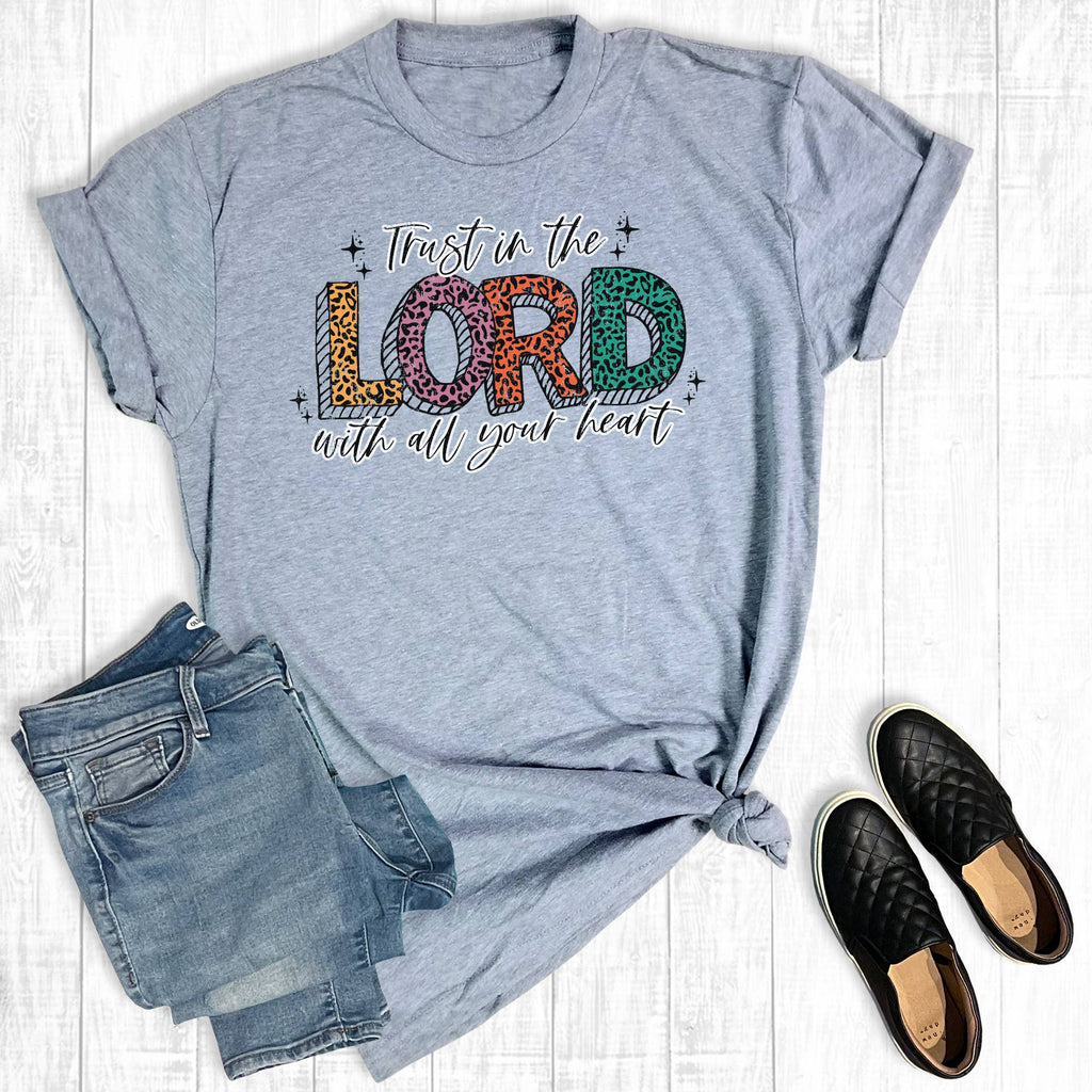 Trust in the Lord with All Your Heart Graphic - Adult & Kids T-Shirts, Sweatshirts & Hoodies apparel design preview 1