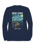 Starry Night Nyc Skyline Overlap Women's - Adult & Kids T-Shirts, Sweatshirts & Hoodies apparel design preview 1