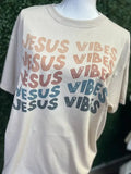 Jesus Vibes On Sand - Adult & Kids T-Shirts, Sweatshirts & Hoodies apparel design preview 1