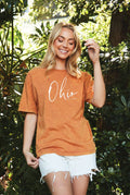 Ohio Est.1803 Mineral Washed Graphic Top - Adult & Kids T-Shirts, Sweatshirts & Hoodies apparel design preview 1
