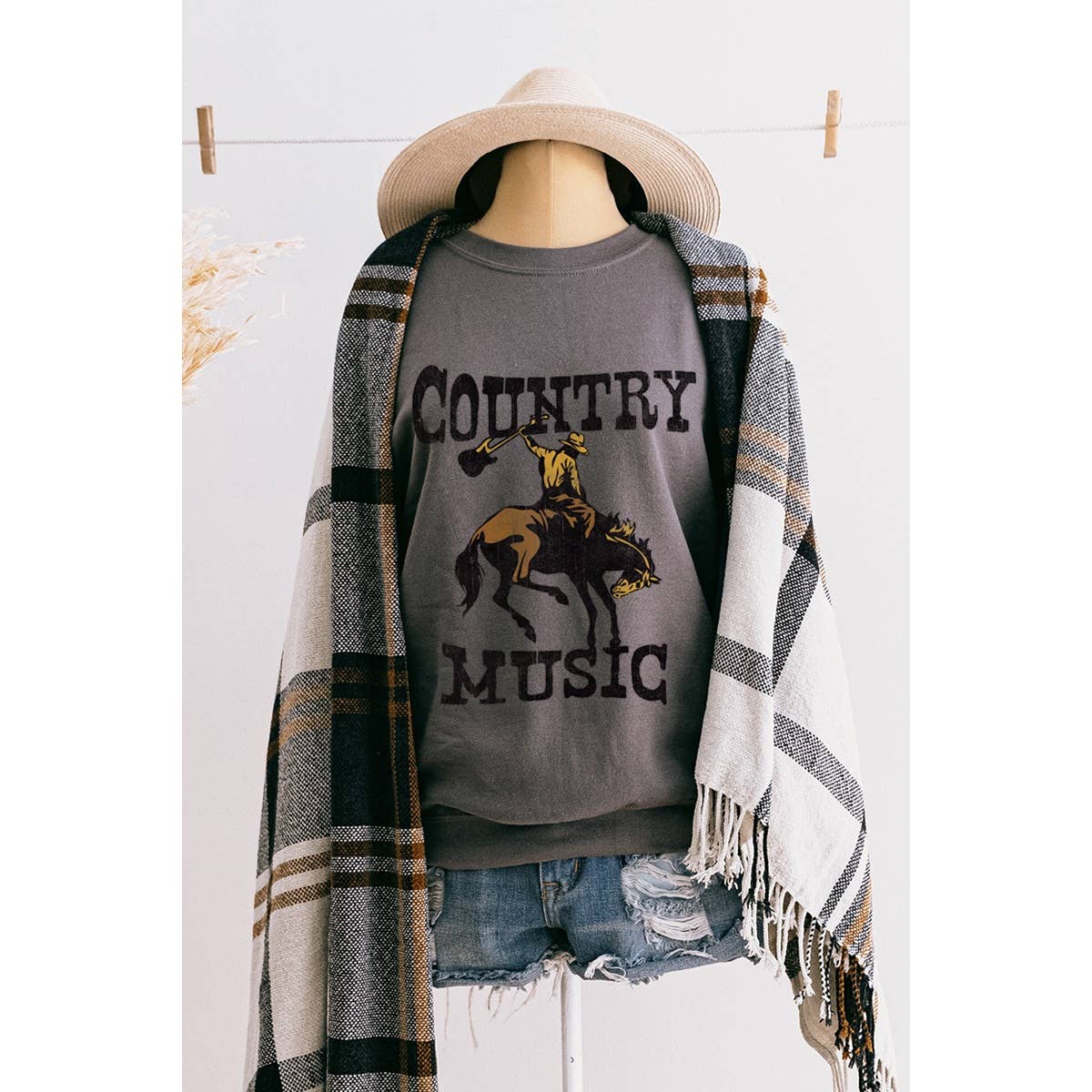 Vintage Western Graphic - Adult & Kids T-Shirts, Sweatshirts & Hoodies apparel design preview 1