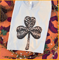 Glitter Clover Saint Patty's Cream - Adult & Kids T-Shirts, Sweatshirts & Hoodies apparel design preview 1
