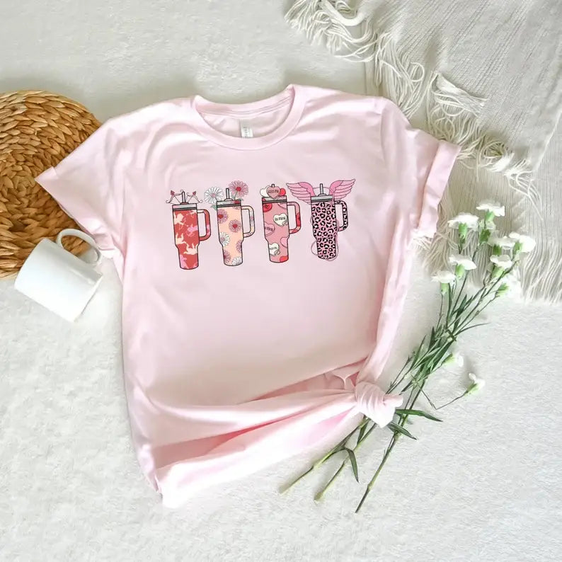 Valentine Day Coffee Bella Canvas - Adult & Kids T-Shirts, Sweatshirts & Hoodies apparel design preview 1