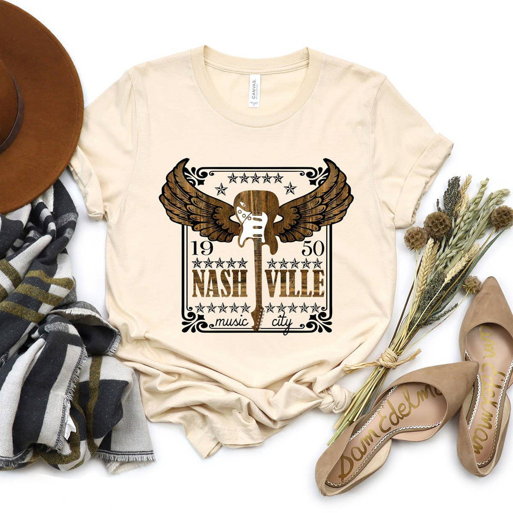 Country Music Nashville Rocks - Adult & Kids T-Shirts, Sweatshirts & Hoodies apparel design preview 1