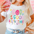 God Is Good All the Time Christian Comfort Color - Adult & Kids T-Shirts, Sweatshirts & Hoodies apparel design preview 1