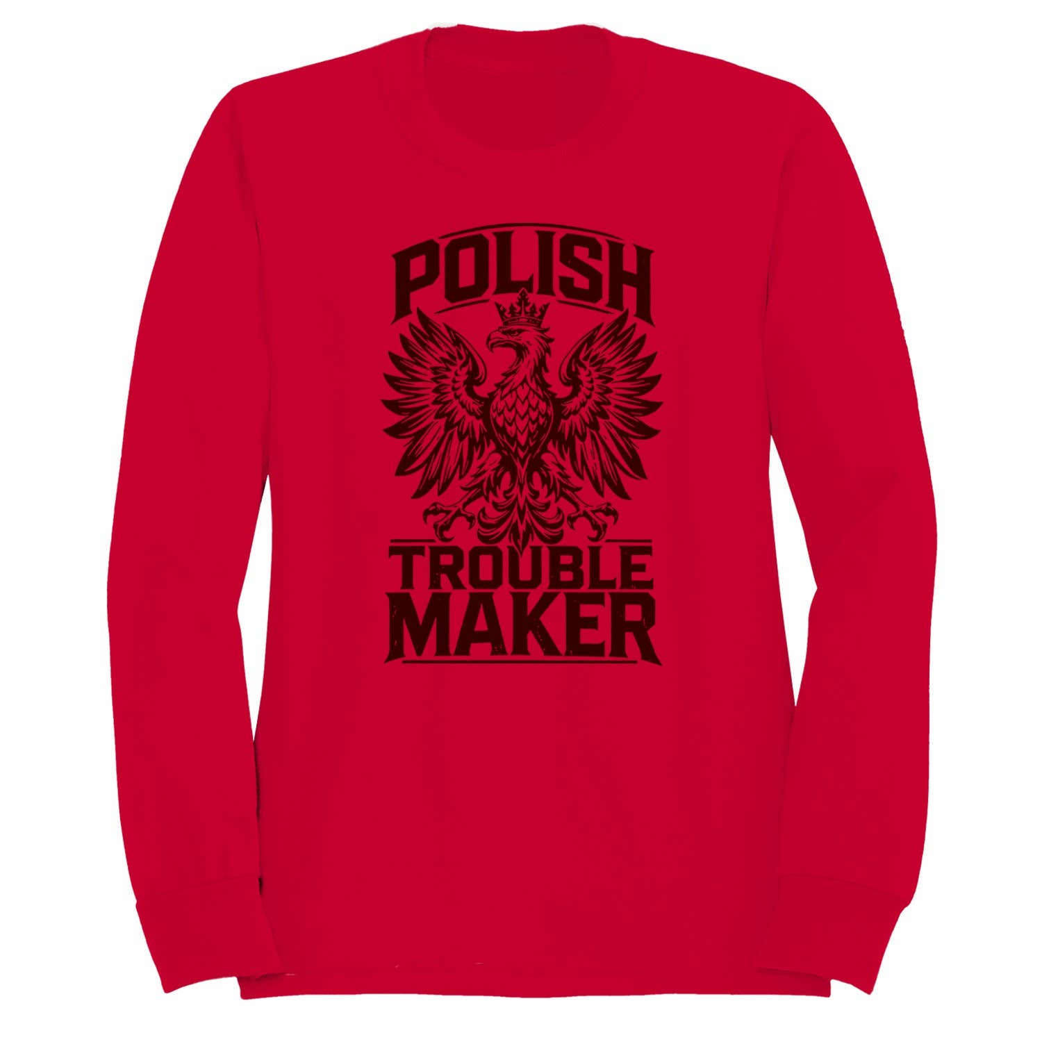 Polish Troublemaker Eagle Crest Women's - Adult & Kids T-Shirts, Sweatshirts & Hoodies apparel design preview 1