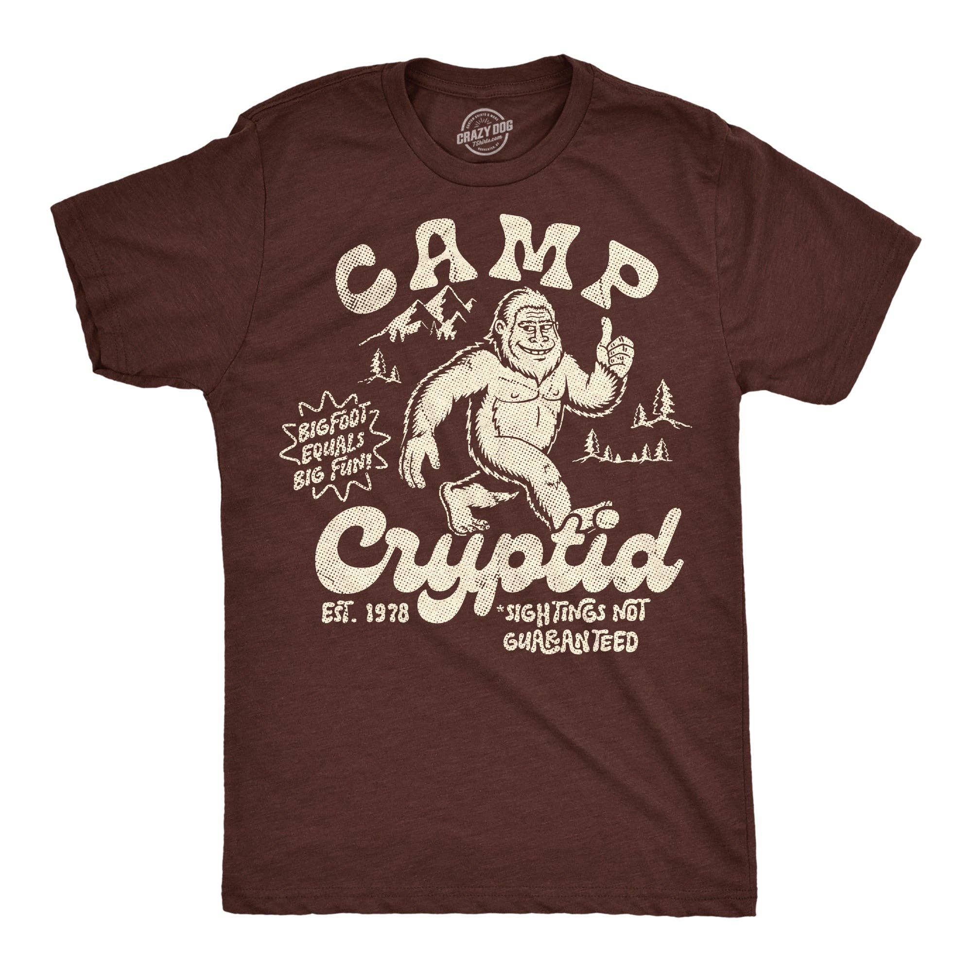 Camp Cryptid Men's - Adult & Kids T-Shirts, Sweatshirts & Hoodies apparel design preview 1
