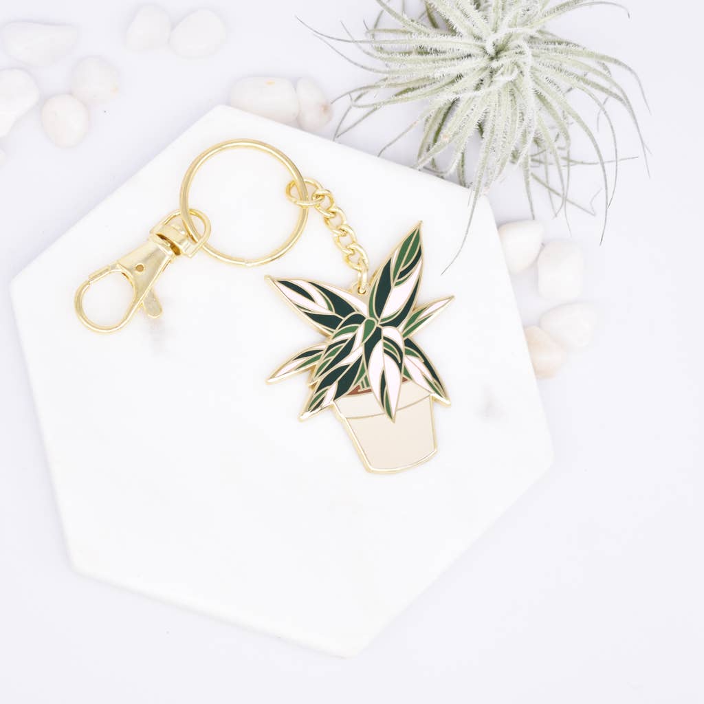 Plant Keychain Stromanthe Triostar - Adult & Kids T-Shirts, Sweatshirts & Hoodies apparel design preview 1