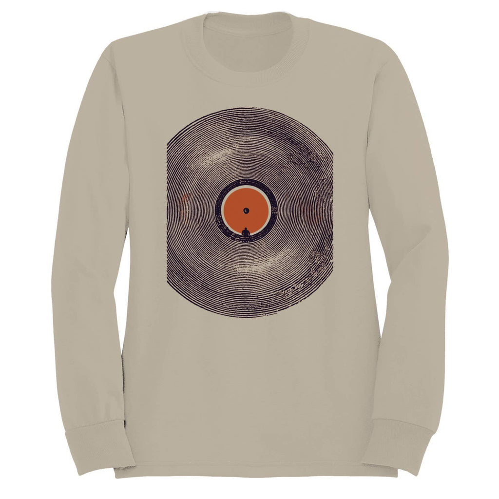 Vinyl Record Silhouette Men's - Adult & Kids T-Shirts, Sweatshirts & Hoodies apparel design preview 1