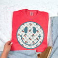 Cherry Checkered Happy Face - Adult & Kids T-Shirts, Sweatshirts & Hoodies apparel design preview 1