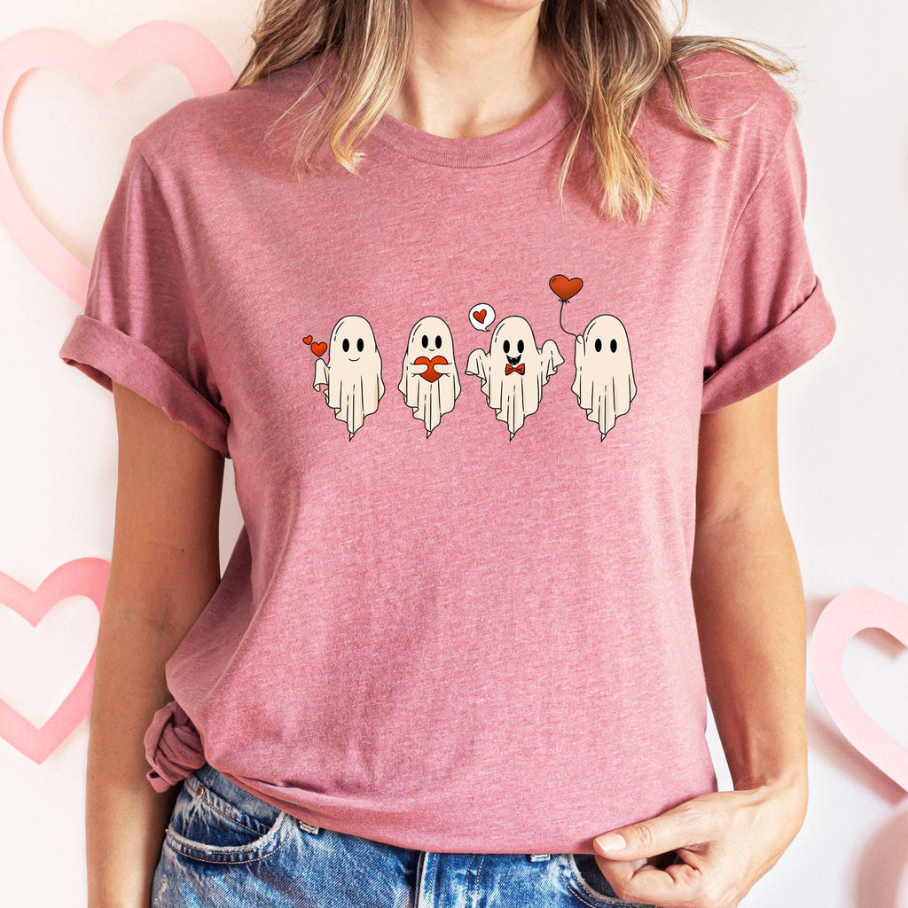 Valentine Ghosts, Love, Super Soft Valentine's Day - Adult & Kids T-Shirts, Sweatshirts & Hoodies apparel design preview 1