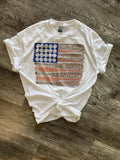Baseball Flag On White - Adult & Kids T-Shirts, Sweatshirts & Hoodies apparel design preview 1