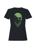 Bandana Skull in Green Women's - Adult & Kids T-Shirts, Sweatshirts & Hoodies apparel design preview 1