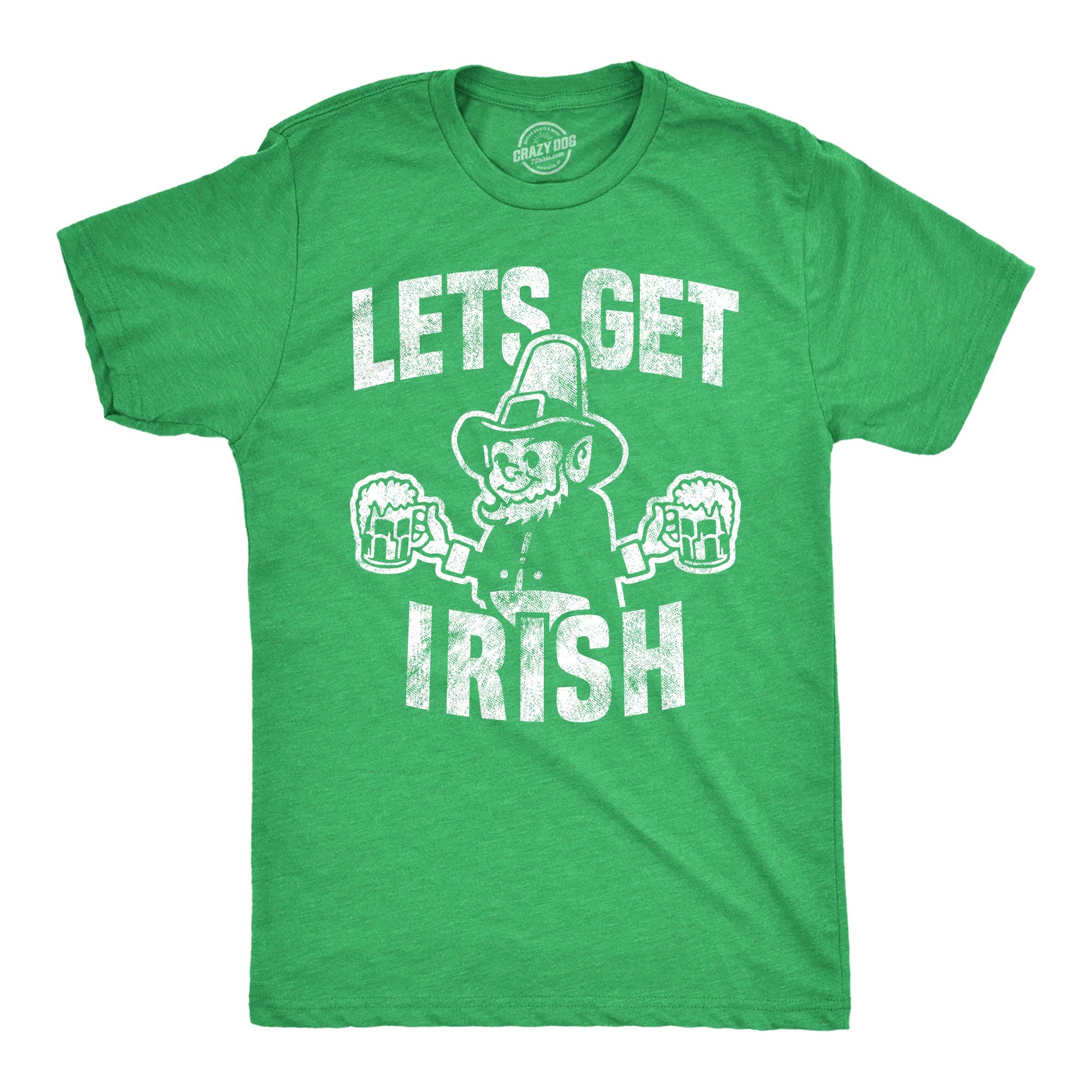 Let's Get Irish Men's - Adult & Kids T-Shirts, Sweatshirts & Hoodies apparel design preview 1