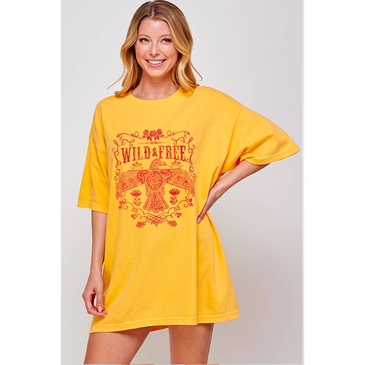 Wild and Free Graphic Oversized - Adult & Kids T-Shirts, Sweatshirts & Hoodies apparel design preview 1